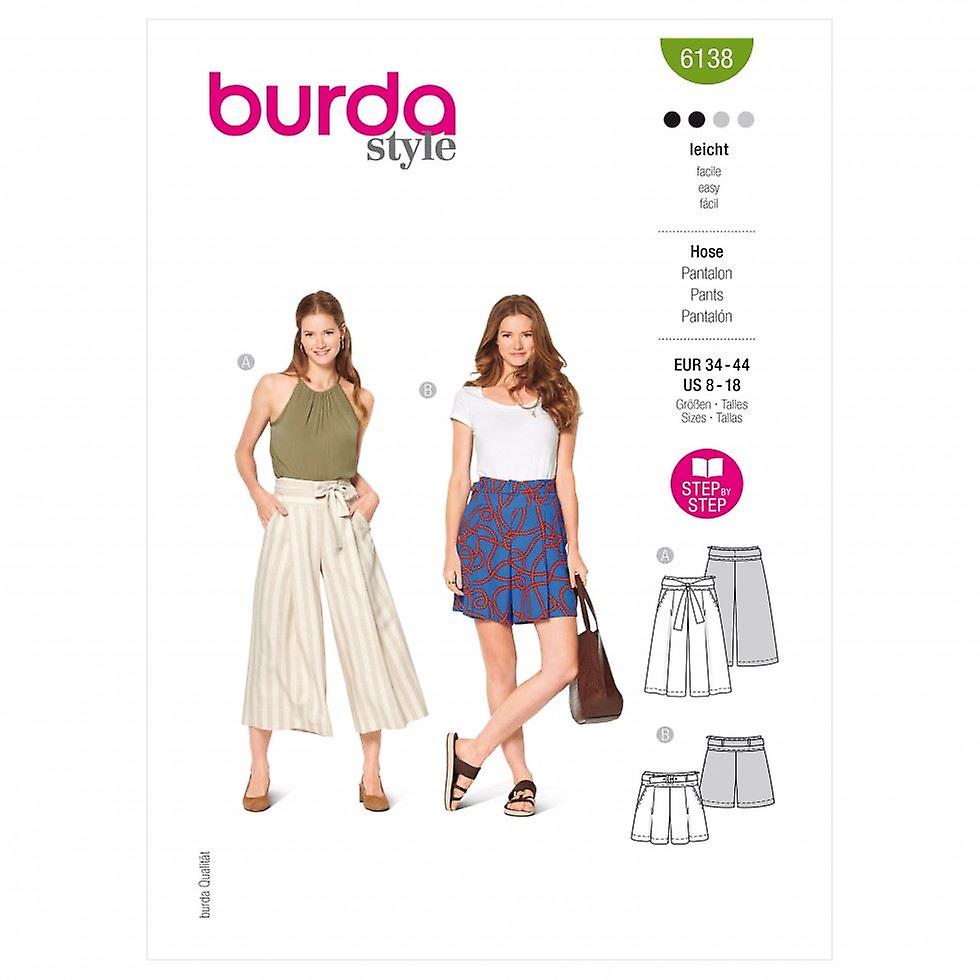 Burda Paper Sewing Pattern 6138
