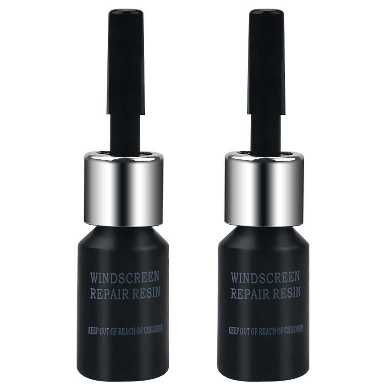 2Pcs Glass Repair Fluid Efficient Fast Repair Resin Auto Windscreen Glass Scratch Repair Fluid Auto