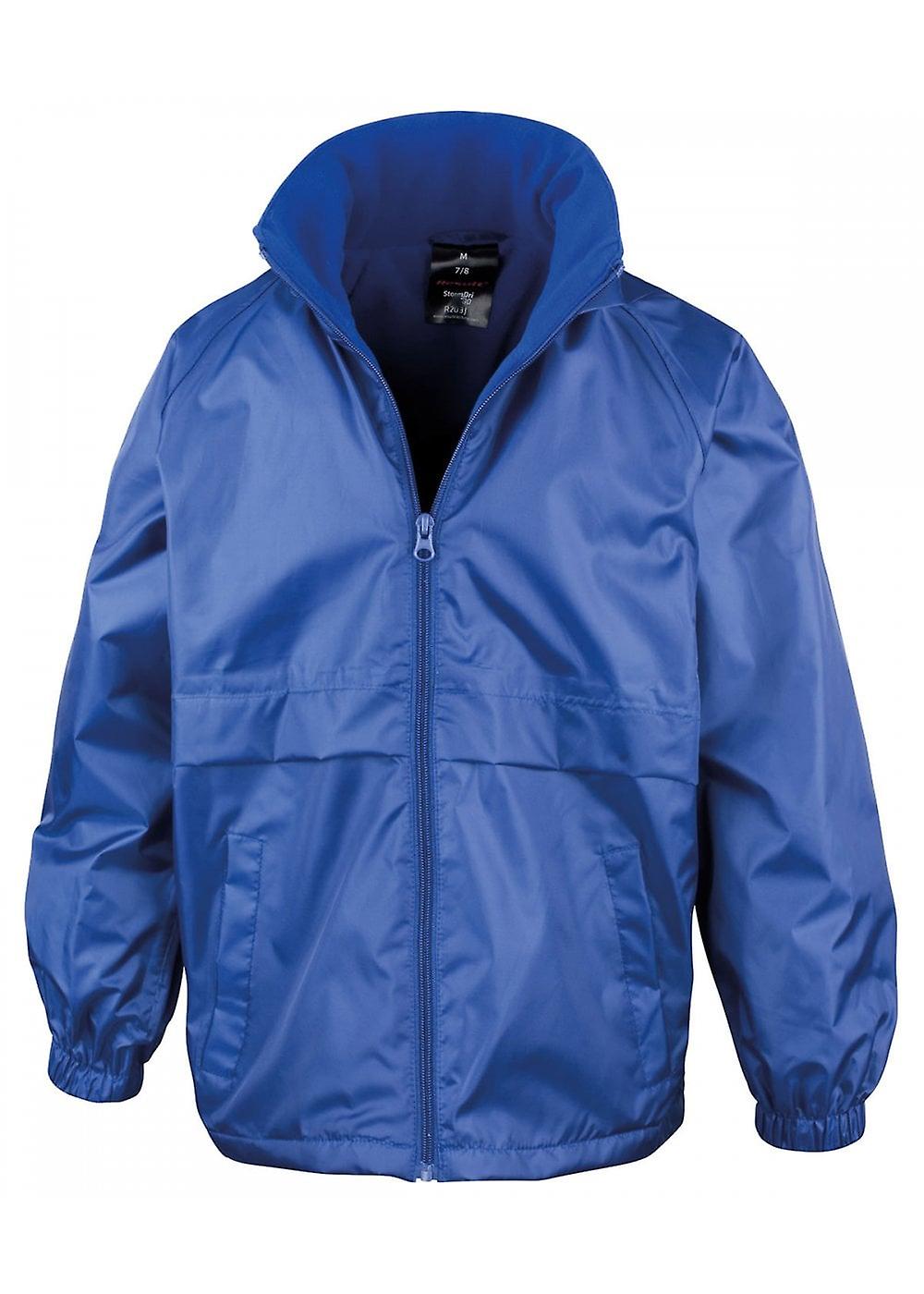 Kids Result Core Junior Microfleece Lined Jacket R203J