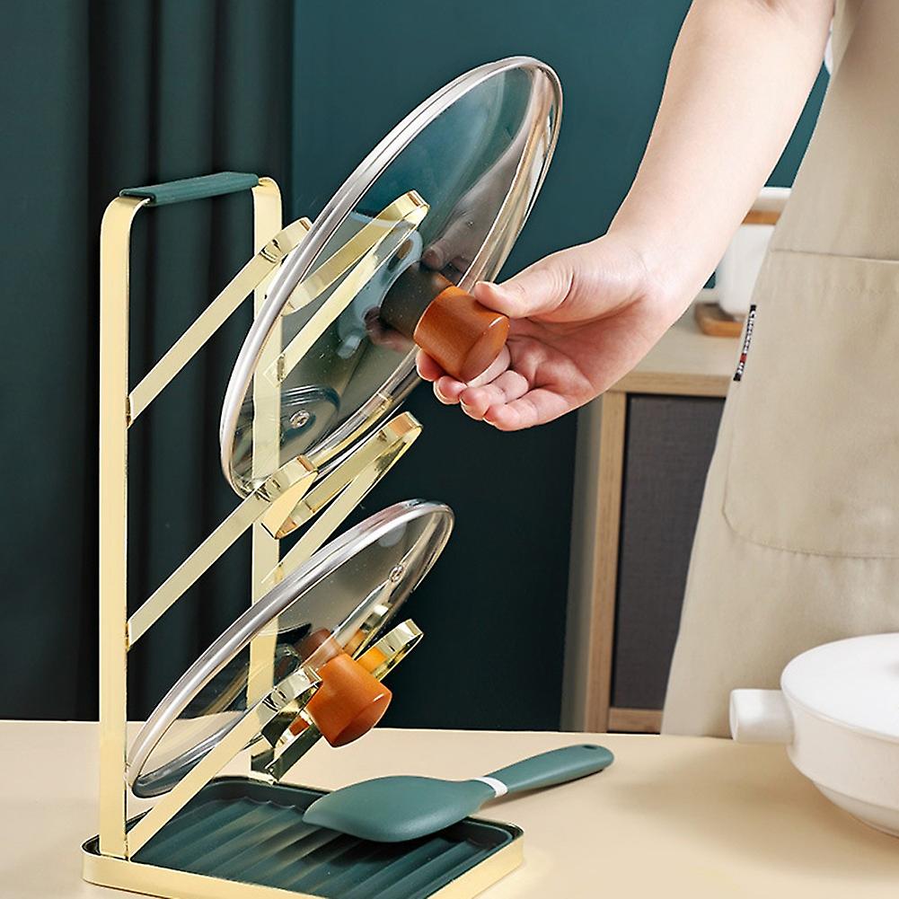 Kitchen Spatula Holder Organizer Plastic Spoon Rest Non-slip Spoons Pad