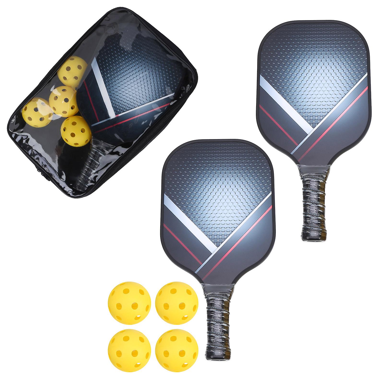 Lightweight Pickleball Paddle Set with Balls and Carrying Case