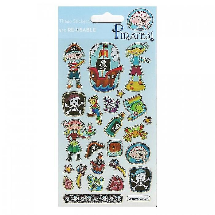 Paper Projects Reusable Pirate Stickers