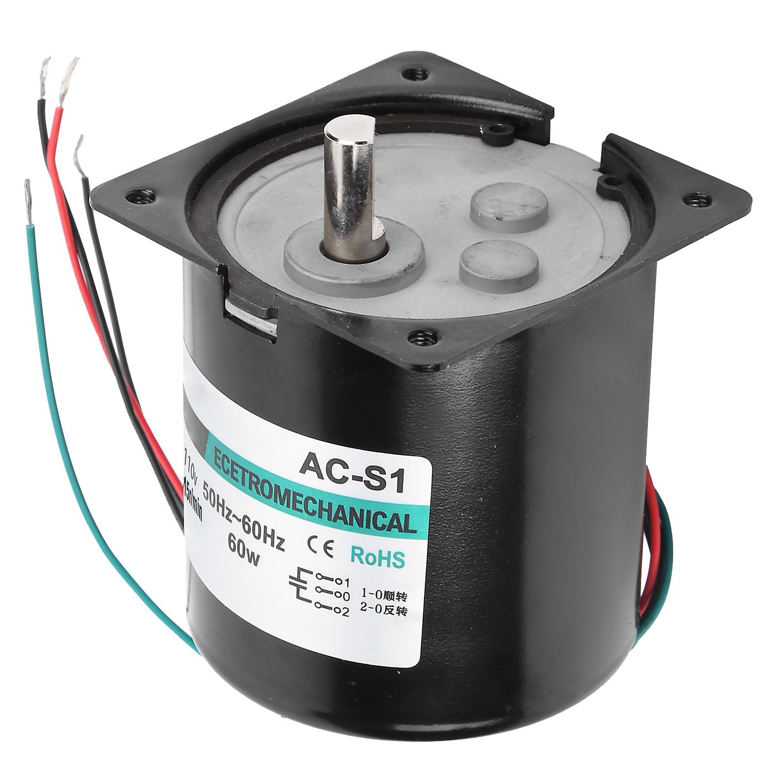 AC Synchronous Motor XD80KTYZ 60W 10x20mm CW/CCW AC110V