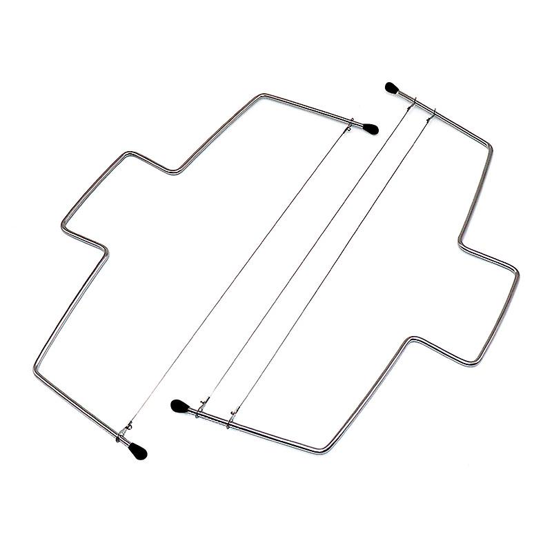 Stainless Steel Adjustable 2-Layer Cake Slicing and Leveling Machine