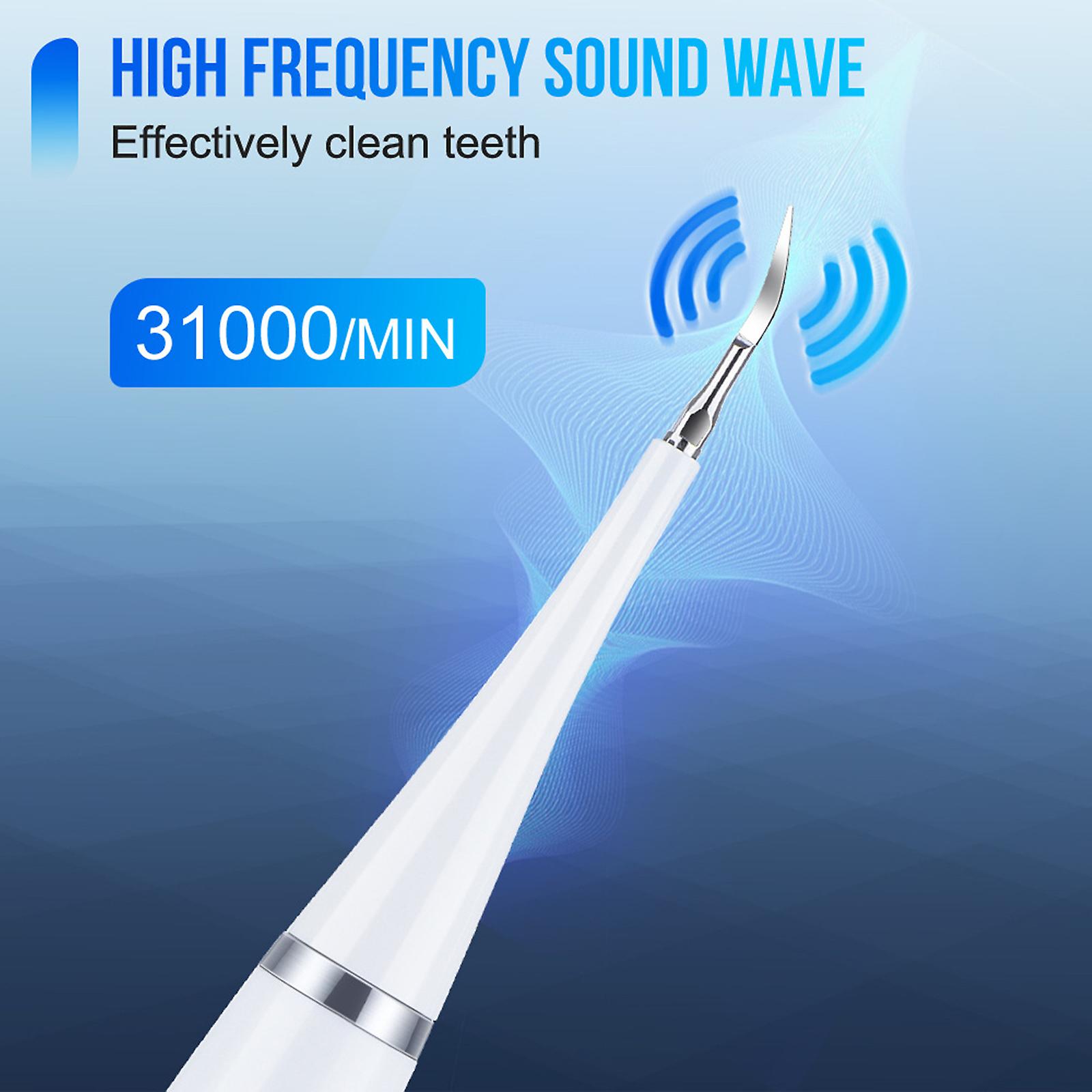 6 in 1 Ultrasonic Electric Tooth Cleaner, Portable Tooth Cleaner for Home