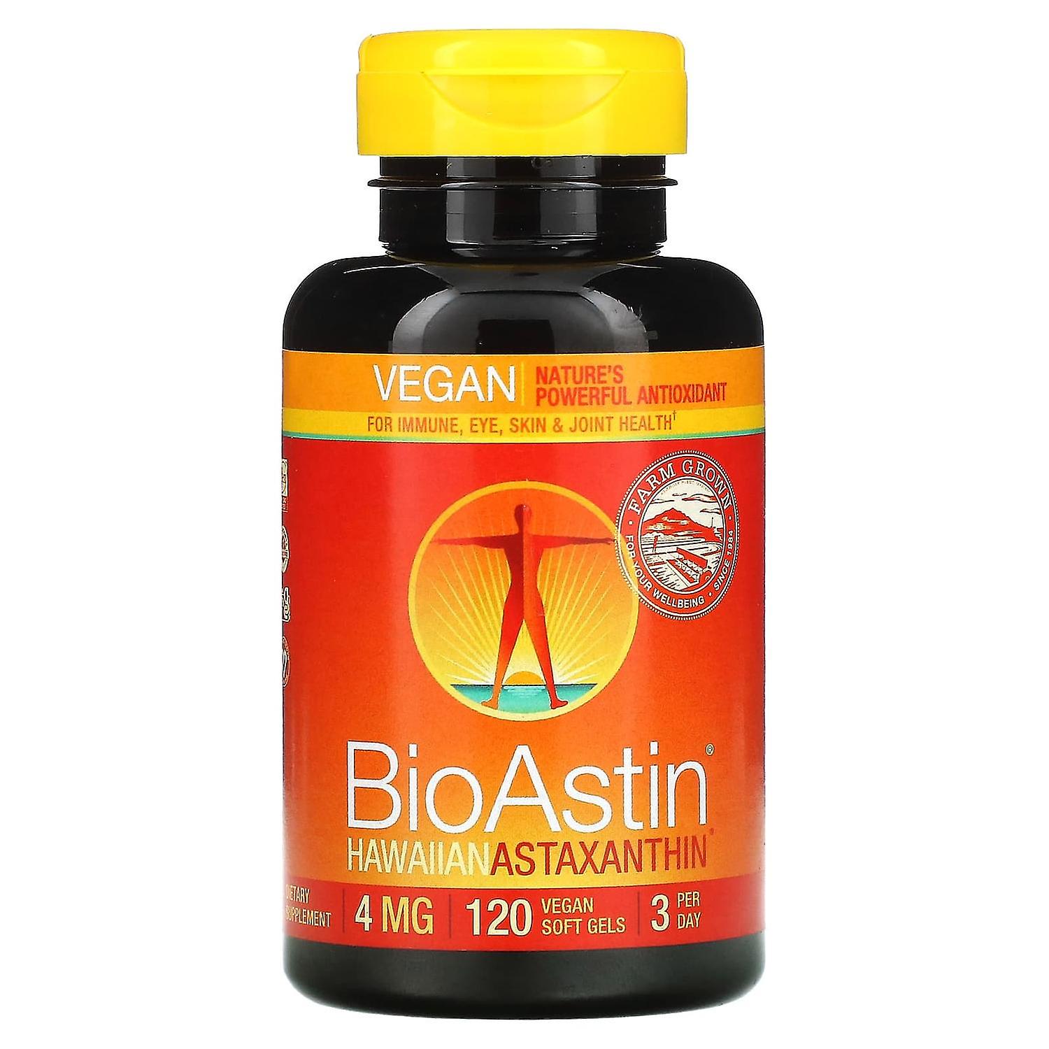 Nutrex Hawaii, BioAstin, 4 mg, 120 Vegan Soft Gels