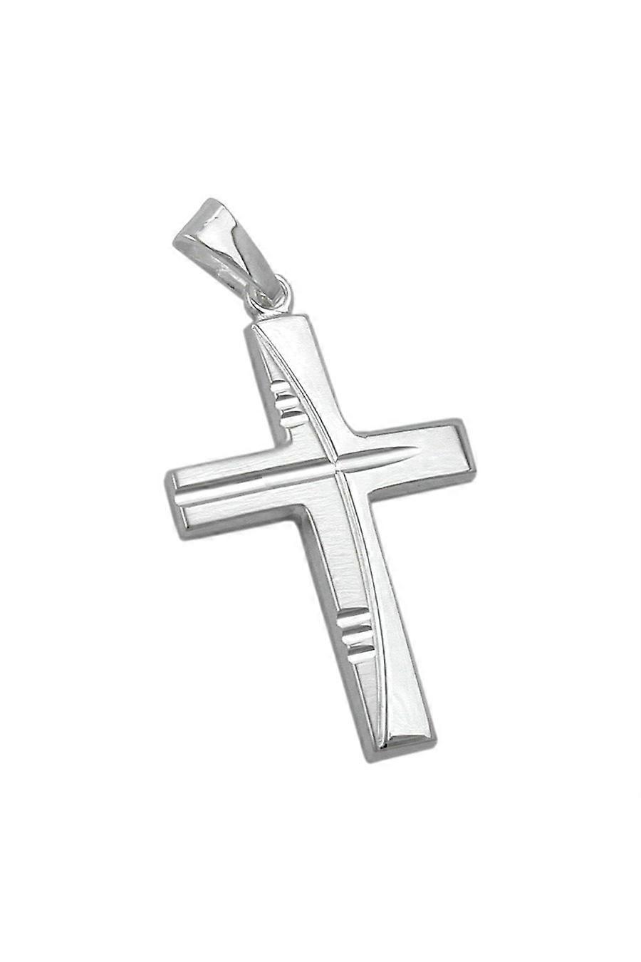 Pendant Cross Diamond Cut Silver 925 - Gl93092