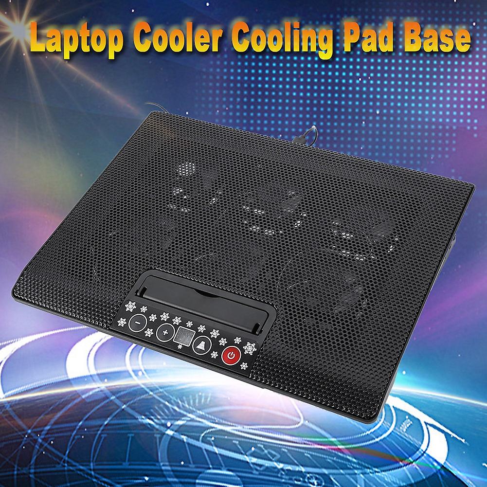 Laptop Cooler Cooling Pad Base USB 6 Fans Adjustable Angle Mounts Stand 17" or Below Notebook