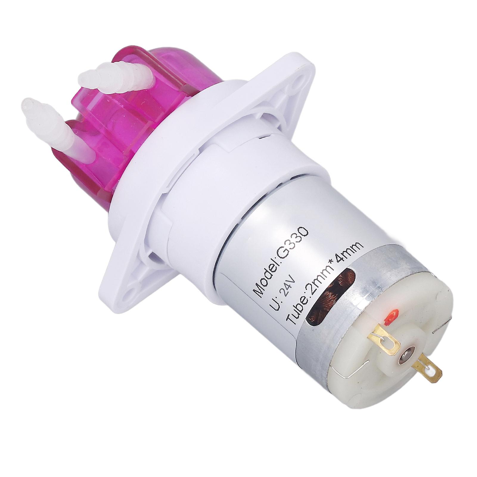 TICFOX Peristaltic Pump Mini DC Micro Circulating Electric Self Priming Liquid Dosing Pump 5000RPM (DC24V)