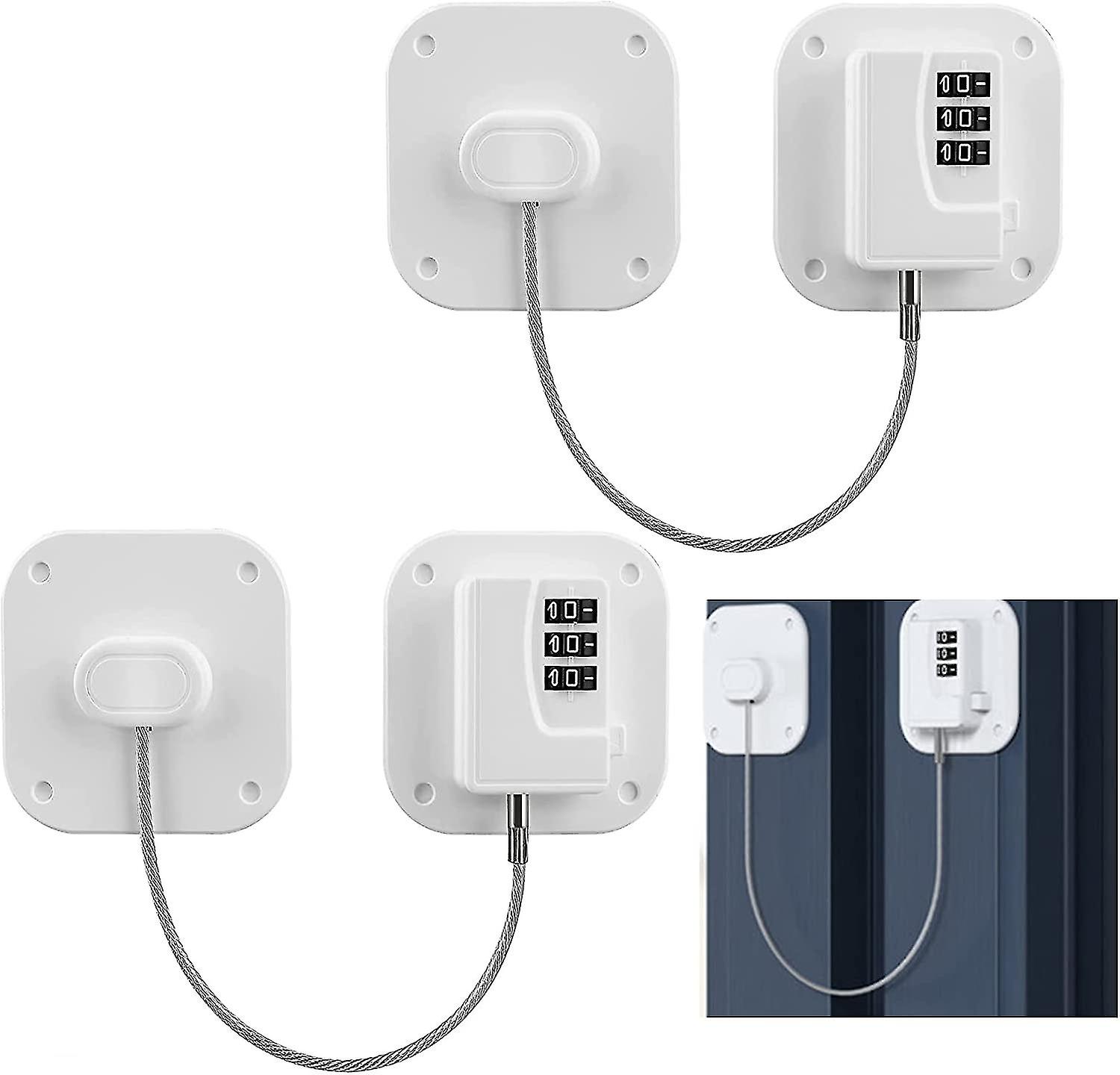 Password Fridge Lock, 2 Pcs  Gift Children Safety Refrigerator Lock