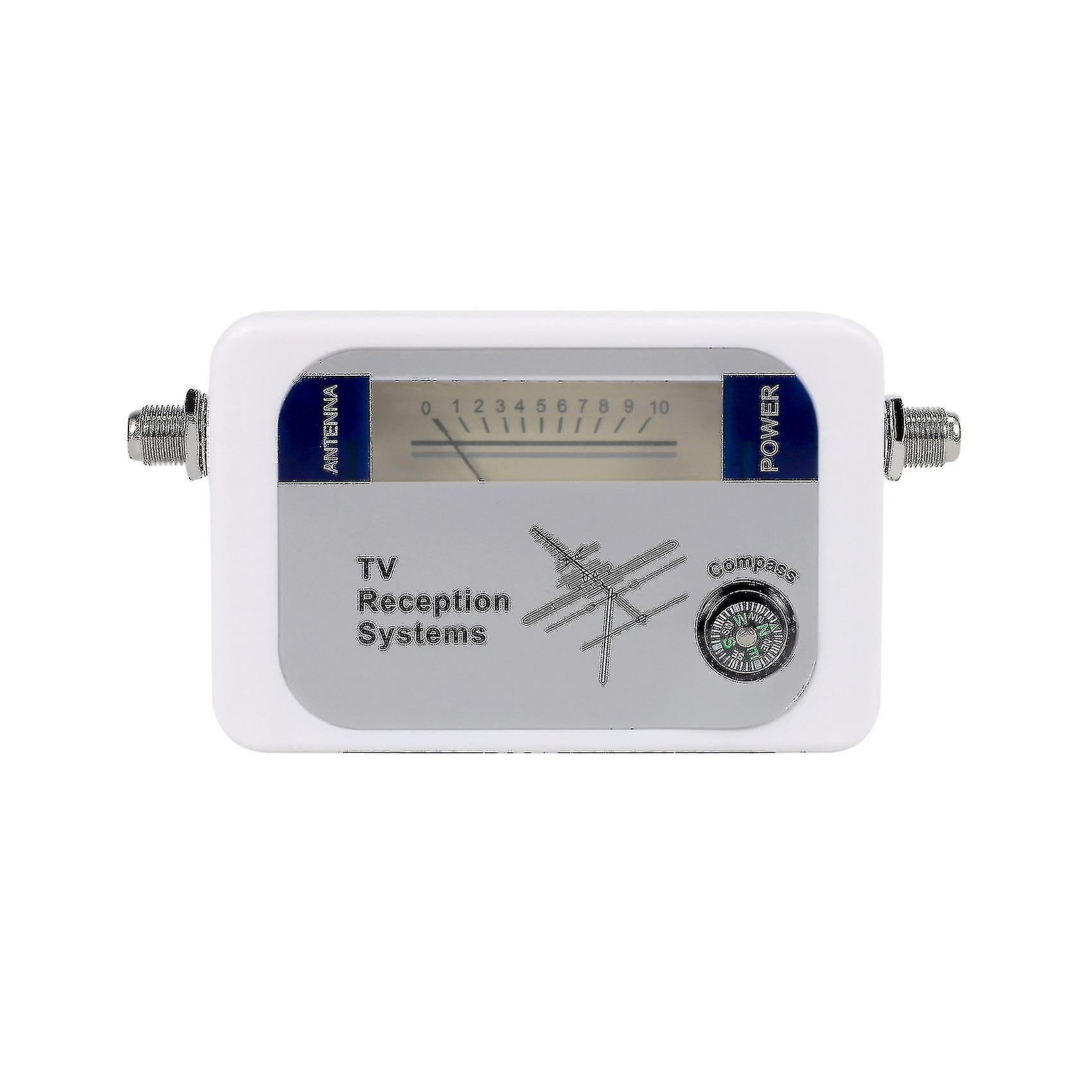 Dvb-t Finder Ψηφιακή κεραία επίγειας τηλεόρασης Μετρητής ισχύος σήματος Λευκό -QH