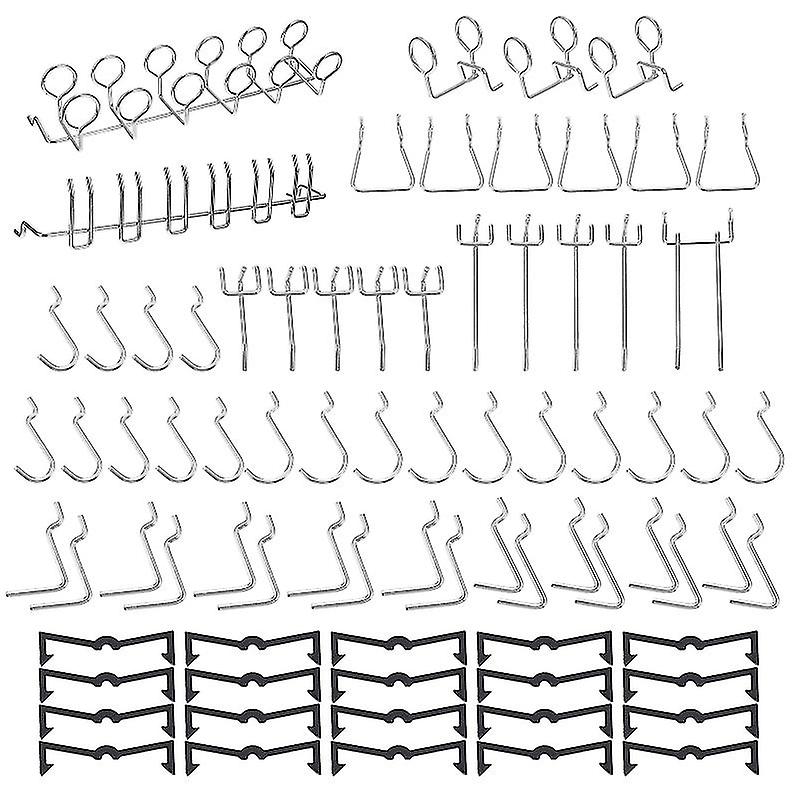 77pcs Pegboard Hook