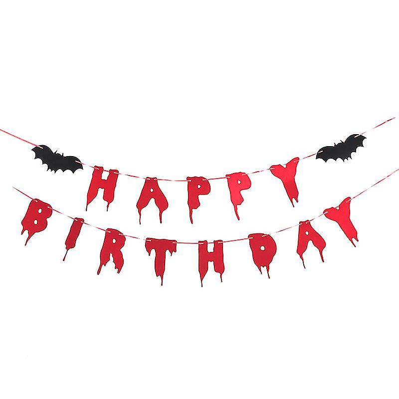2pcs Halloween Hanging Flags