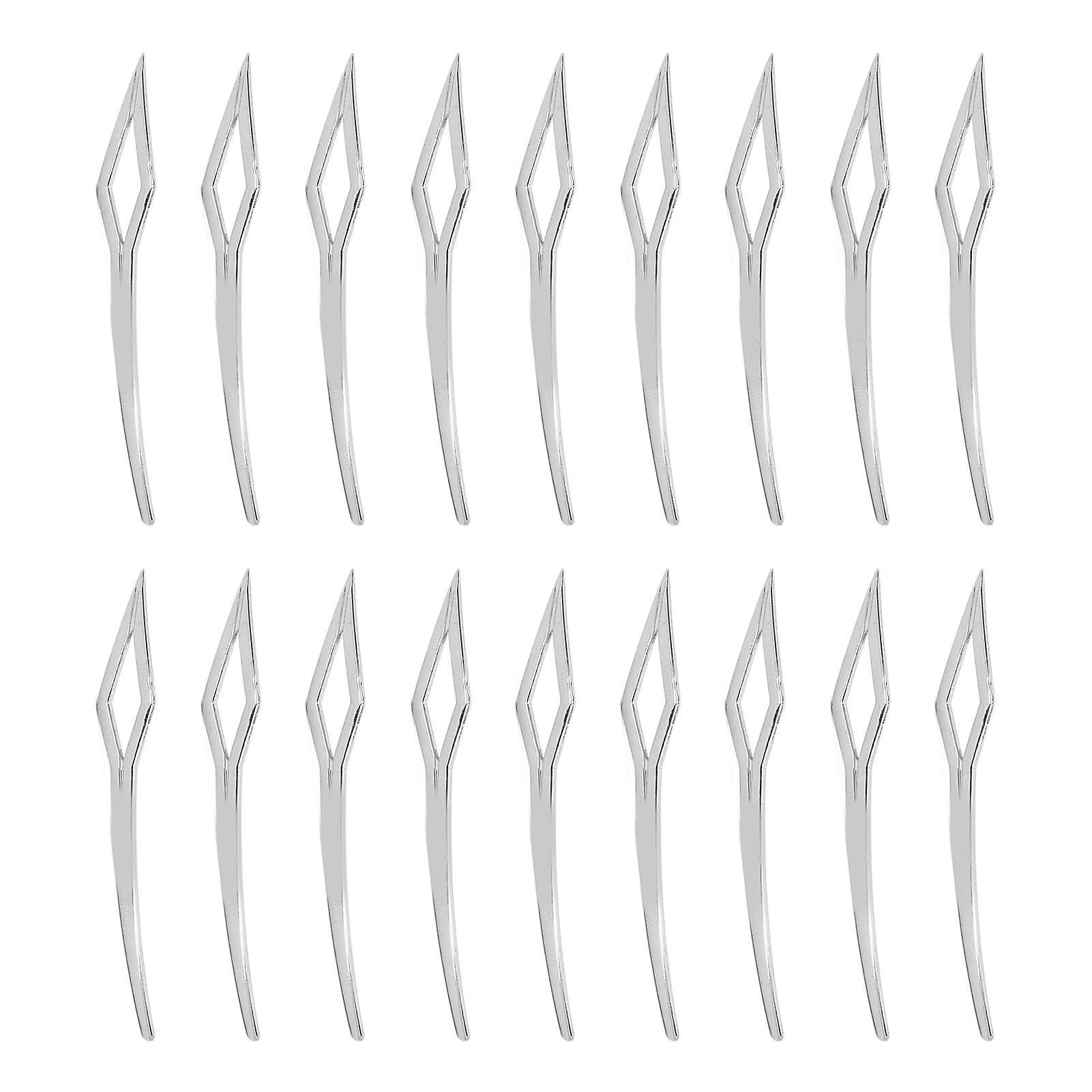 18pcs Rhombic Dreadlocks Interlocking Tool Alloy Dreadlocks Tightening Tool Accessories for Sisterlocks