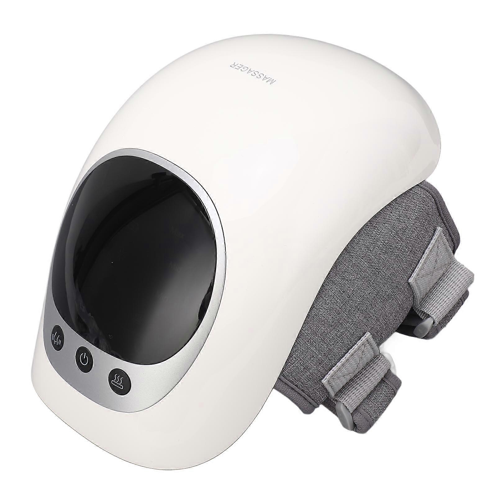 Cordless Knee Massager 3 Gear Adjustable Rechargeable Smart Infrared Heating Vibration Knee Brace with LED Display for Swelling Stiff Joints