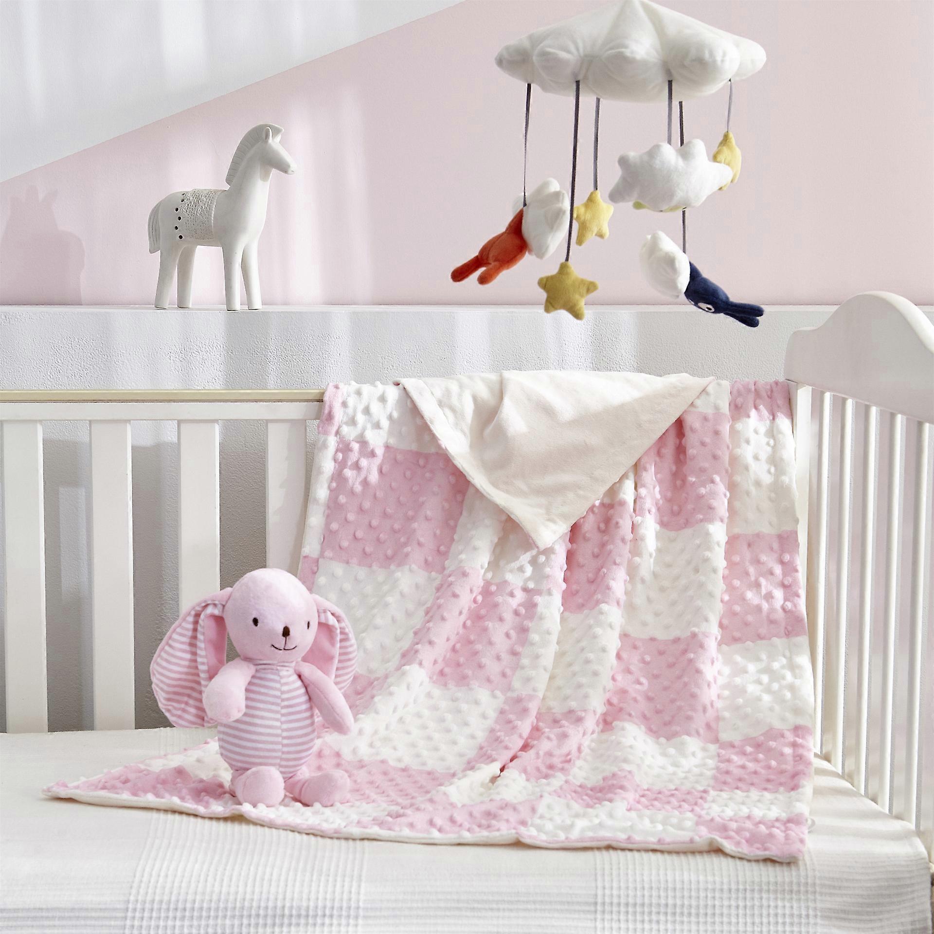 Cotton Baby Blanket 75x120cm for ChildMultifunctional Bilateral Soft and Fluffy for