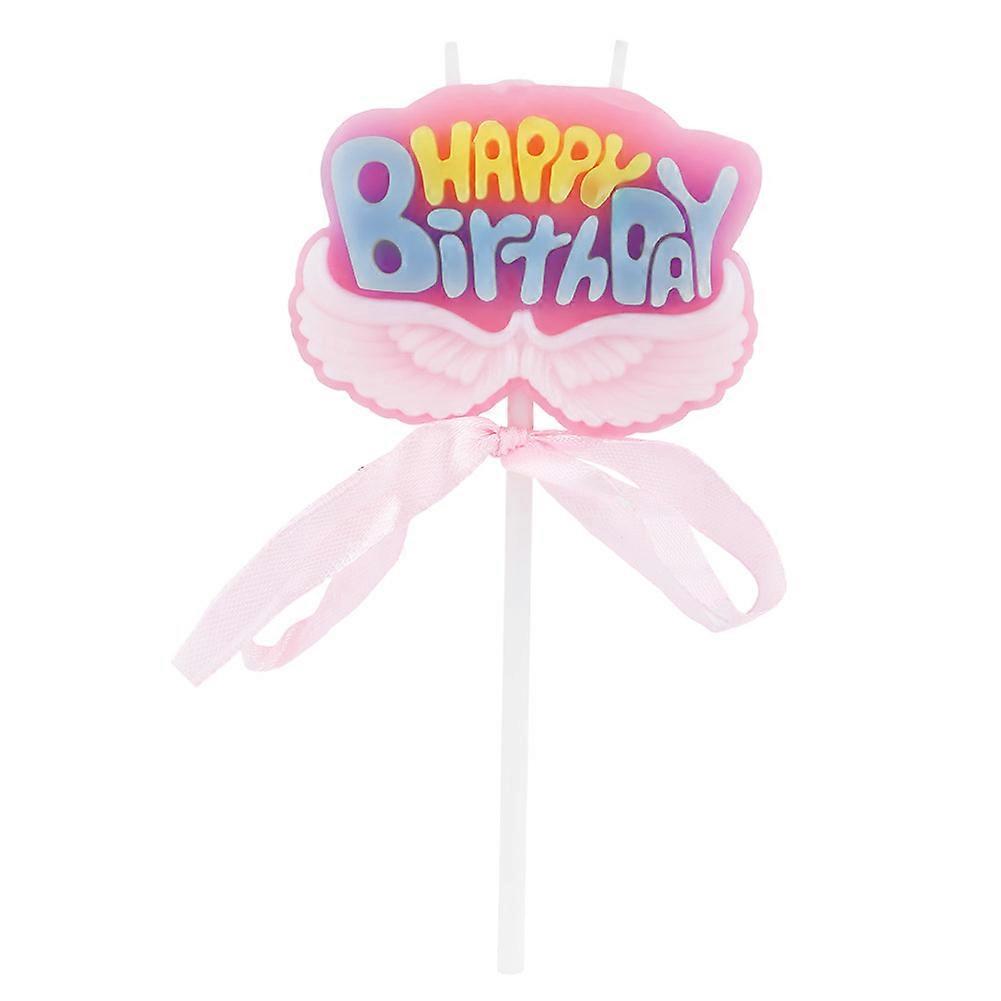 Creative Candle Birthday Cake Decoration Candle(Pink)