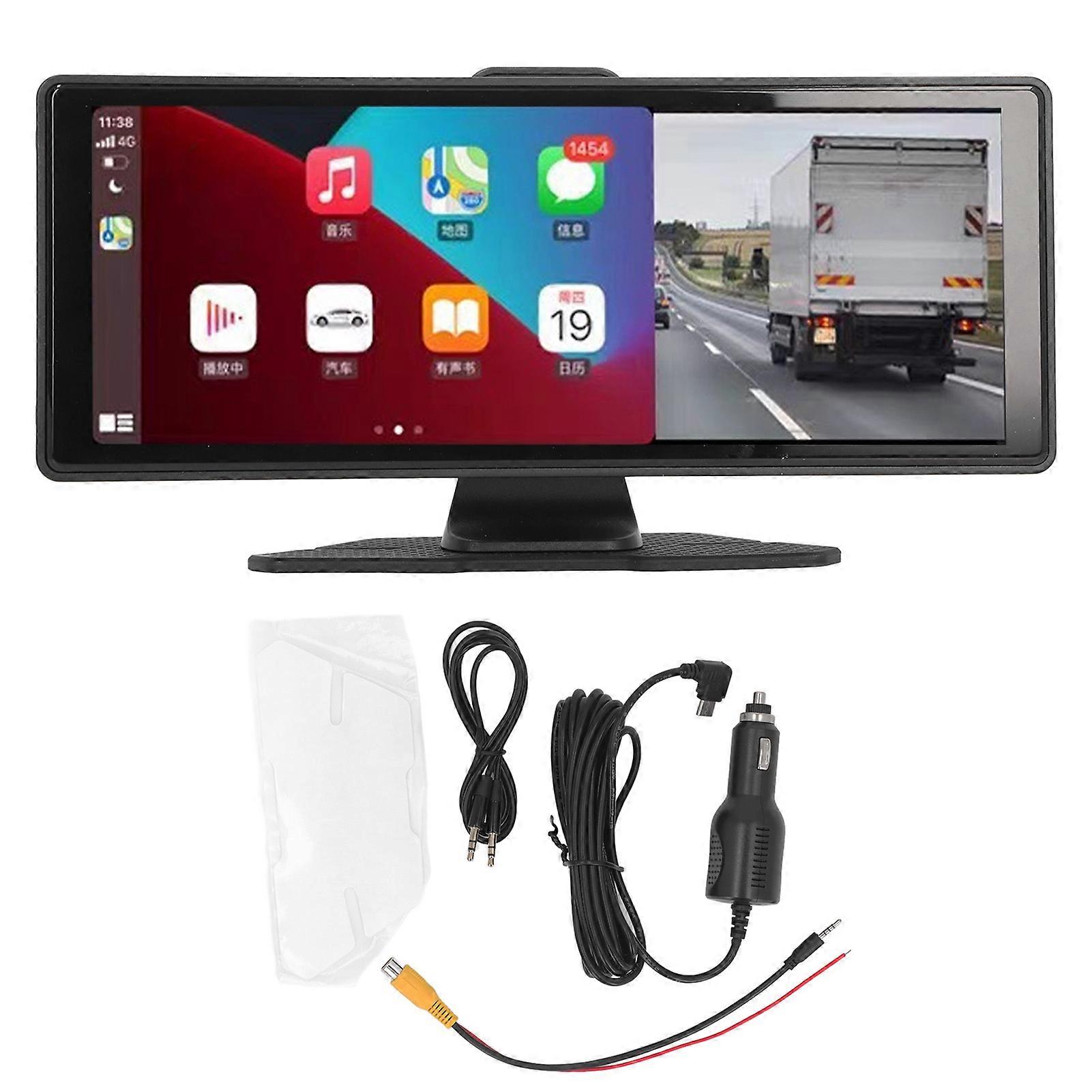 10.26inch Wireless Car Stereo for Carplay for Android Voice Control 1600x600 Resolution Support AUX FM Touch Screen Multimedia Player NO.6721