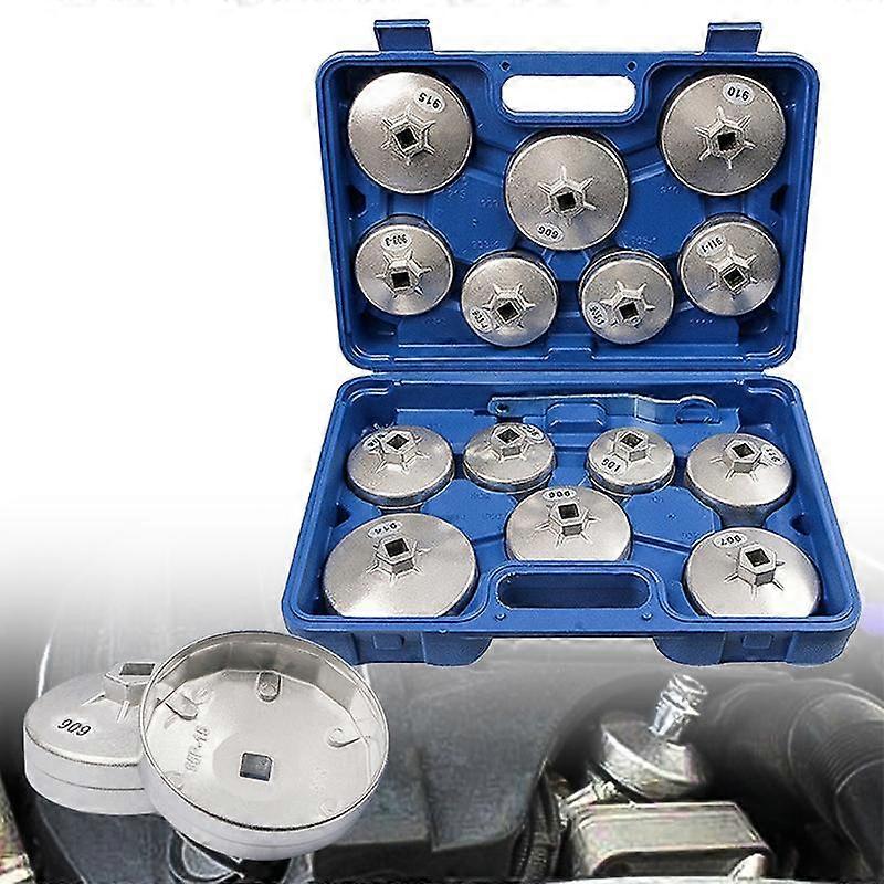 Oil Filter Pliers Wrench Kit 15-piece Socket Set Tool Kit For Engine Removal Tool Set With A Storage Case