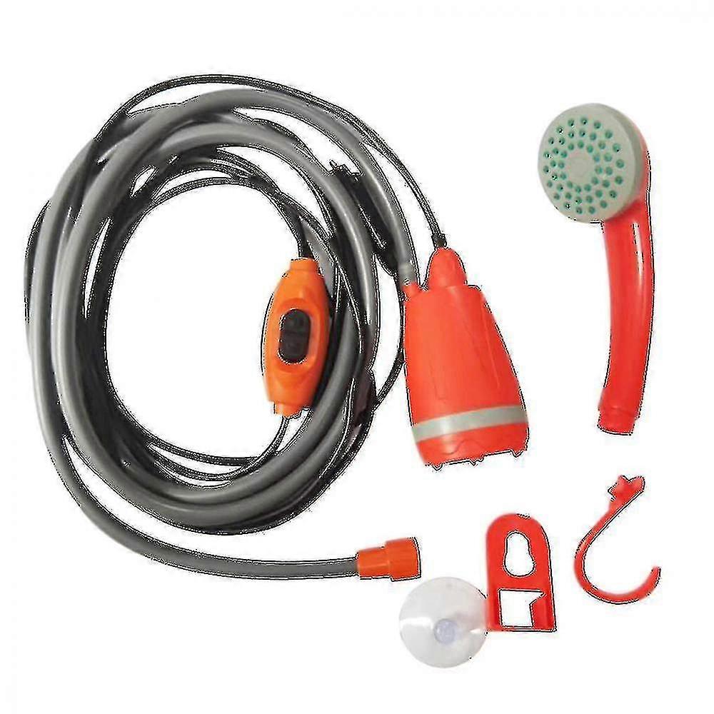 Battery-powered Waterproof Handheld Portable Shower - Turns Water From Bucket/basin/sink Into