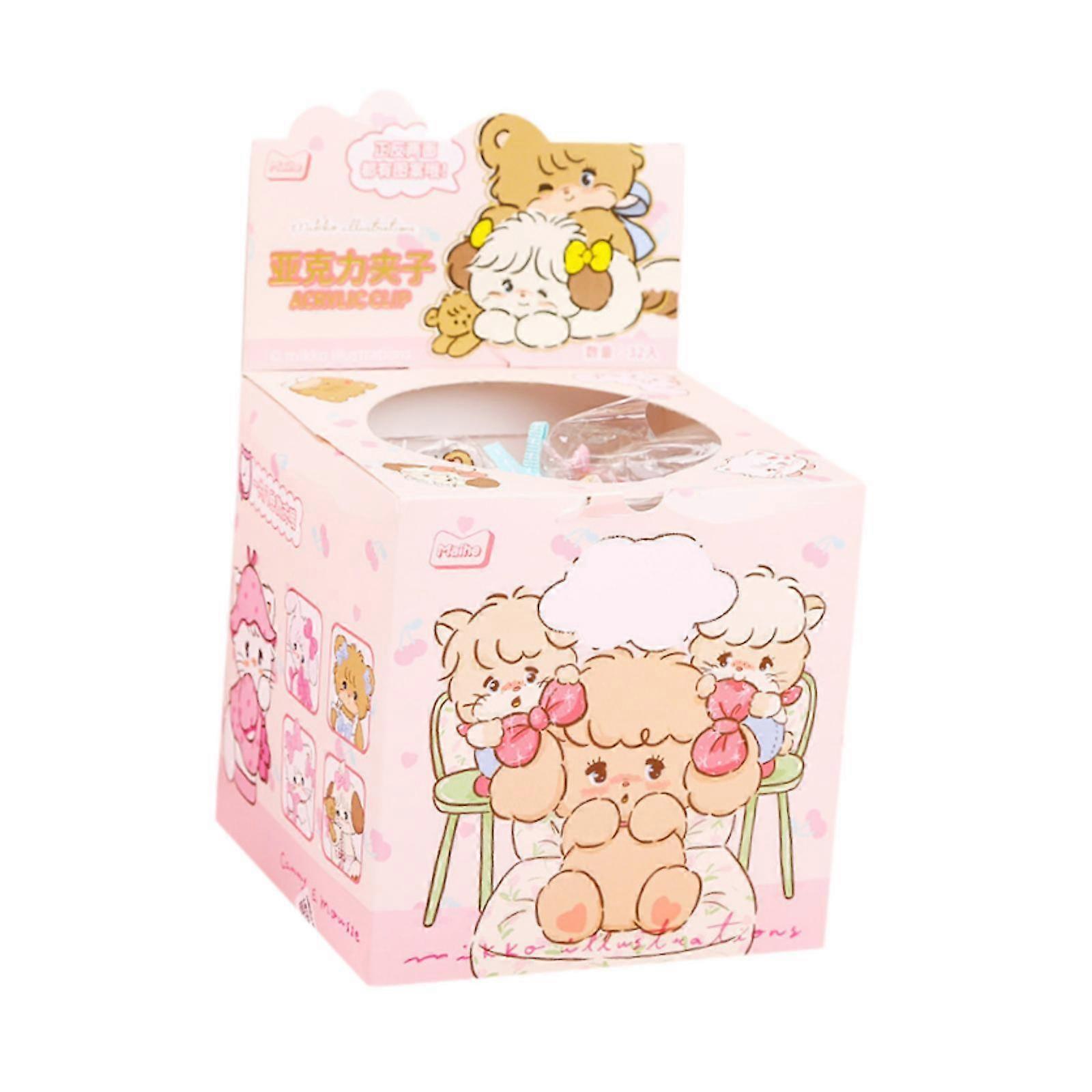 søt akryl chip pose klips dyr formet bindemiddel klips for notater snack foto