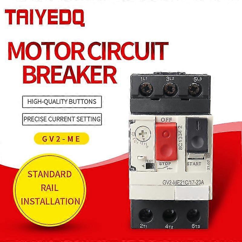 Gv2-me Motor Protection Circuit Breaker  3p Thermal Magnetic Type Motor Breaker Mpcb  Circuit Breake