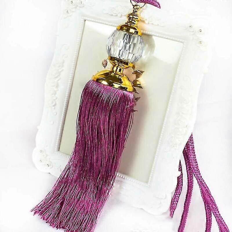 single large holdback prism ball backs curtains rope tassel