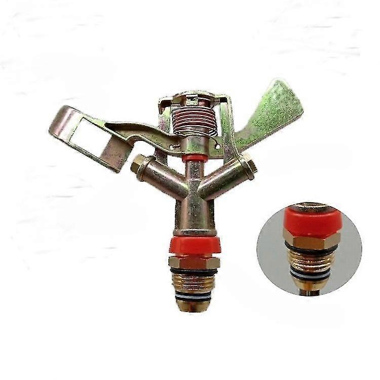 1 قطعة ترايبود النبضة الرش تلسكوبي سقي العشب رذاذ فوهة