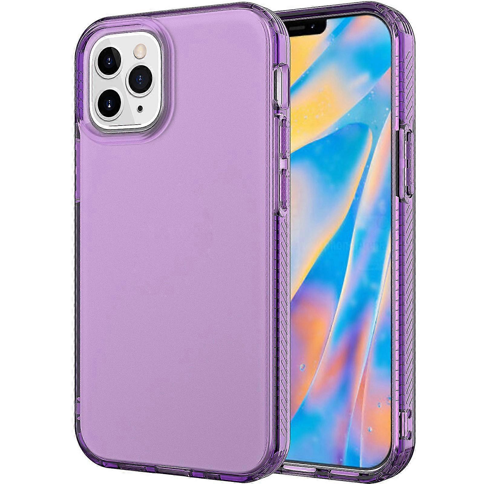 ultra thin clear silicone back case shockproof cover for iphone 12/12 pro 6.1in