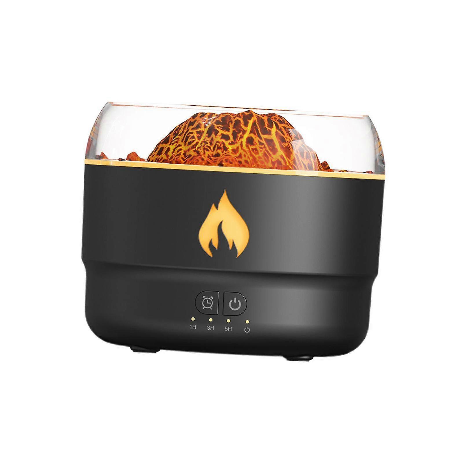 Ultrasonic Cool Mist Humidifier with Timer SPA Indoor Essential Oil Diffuser White Volcano