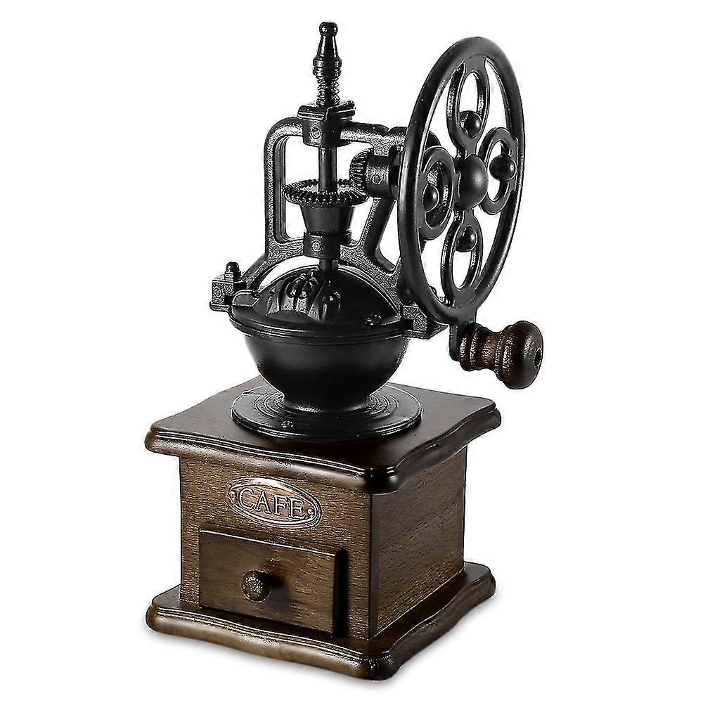 Retro Style Coffee Grinder Hand Grinding Machine Hand-crank Roller