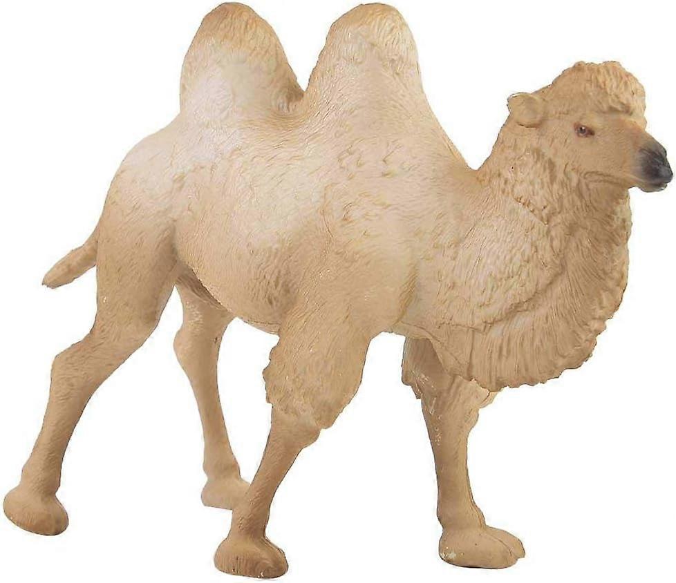 نموذج الجمل ، طفل صغير مصغر أبيض كبير الجمل الشكل الحيواني نموذج ديكور المنزل الصلب التعليم