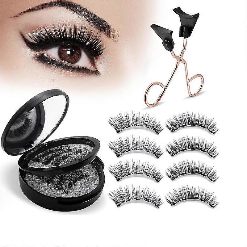 Magnetic Eyelashes Natural Look Magnetic Lashes No Glue or Eyeliner Needed Magnetic Eyelashes without Eyeliner Magnetic Lashes Natural Look Reusable M