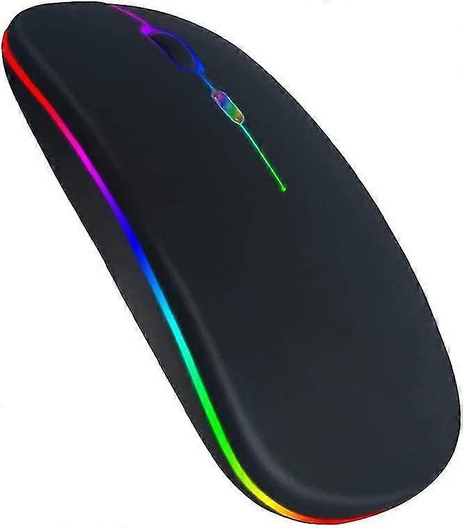 Led Wireless Mouse Bluetooth Mouse,rechargable Led Dual Modes Wireless Mouse