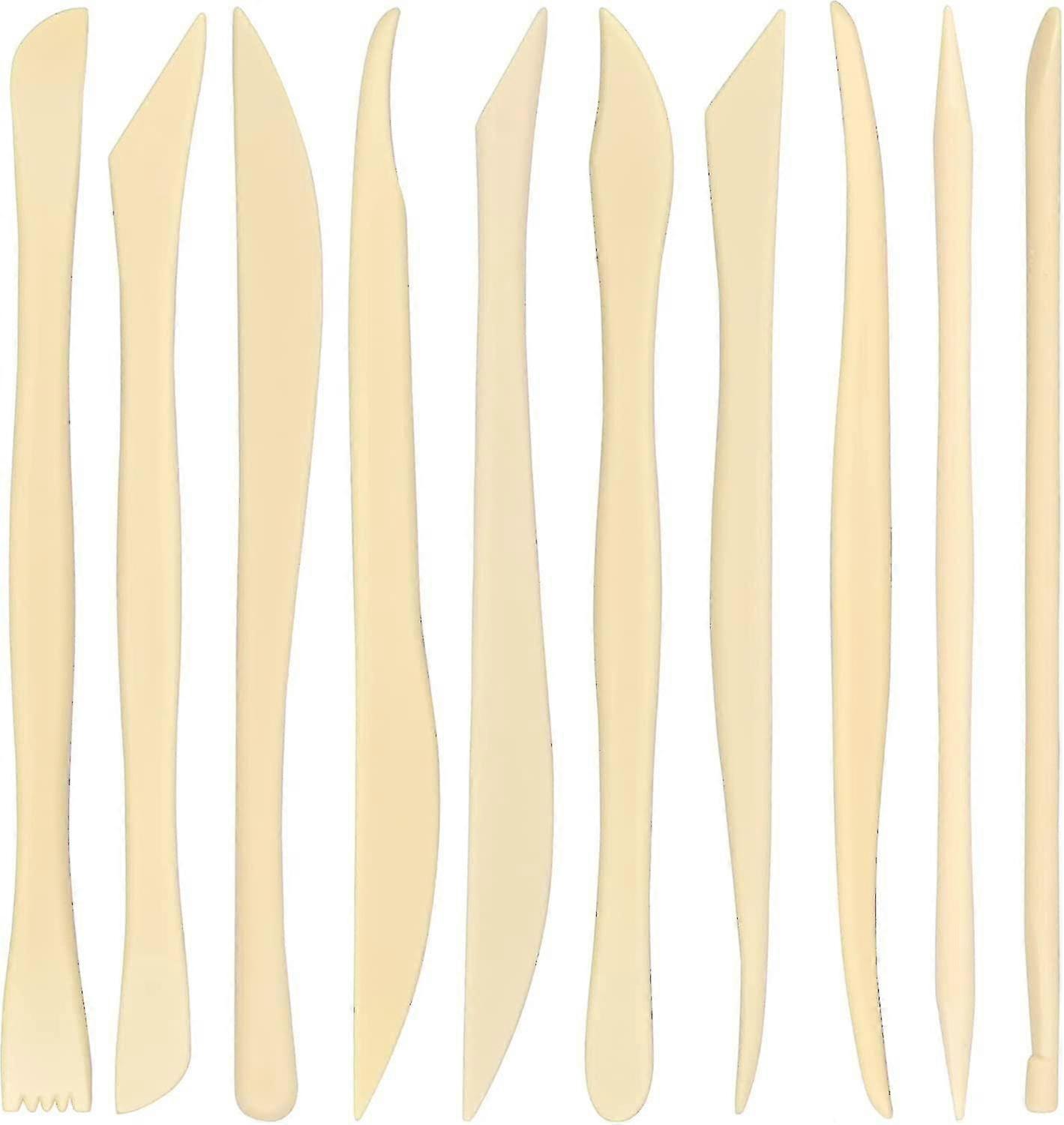 2024 10 Pieces Sculpting Tools, Plastic Modeling Tools Two Ended Clay Pottery Tools Modeling Tools