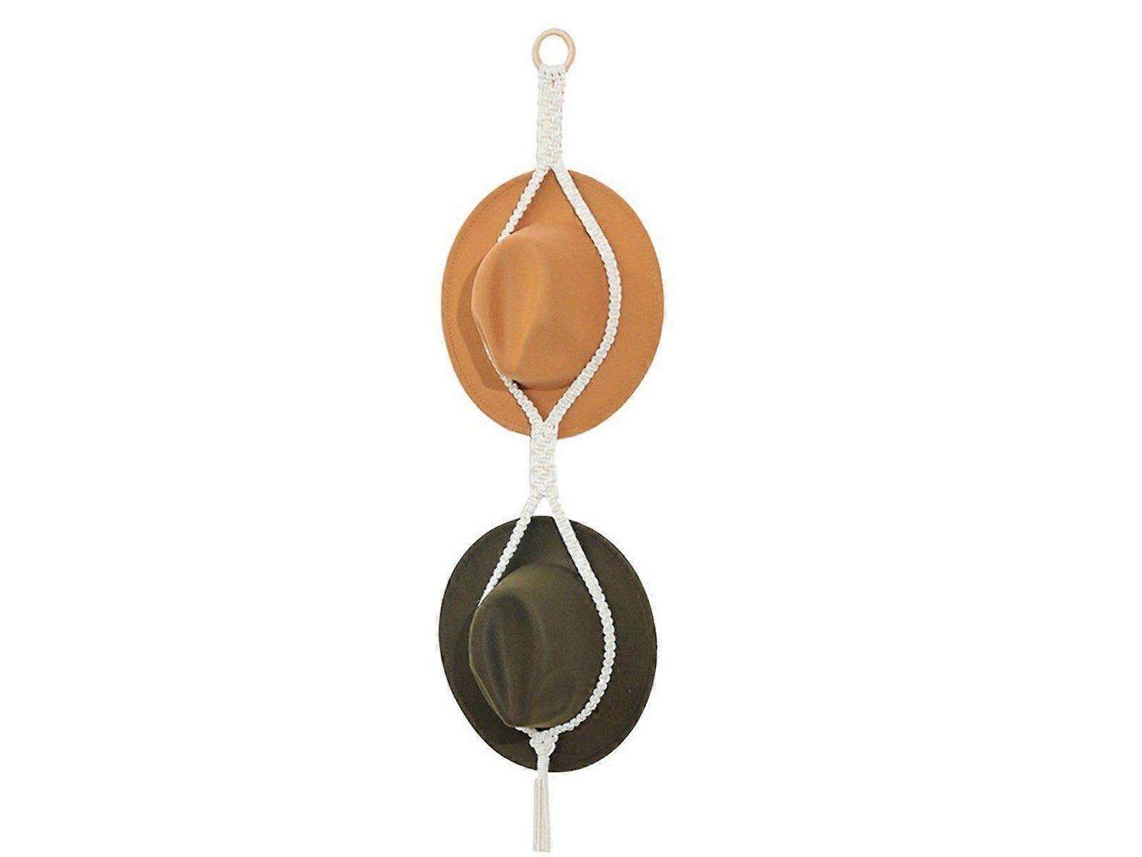 Zwei Schleifen Stil Boho Hut Display Rack Caps Halter Hut Aufbewahrung Aufhängeseil