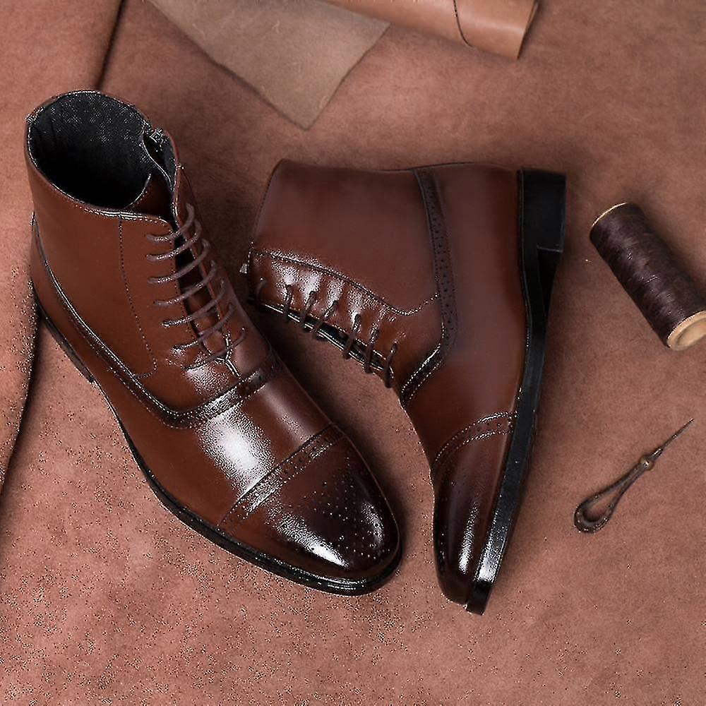Bottes chaudes pour hommes, chaussures à lacets