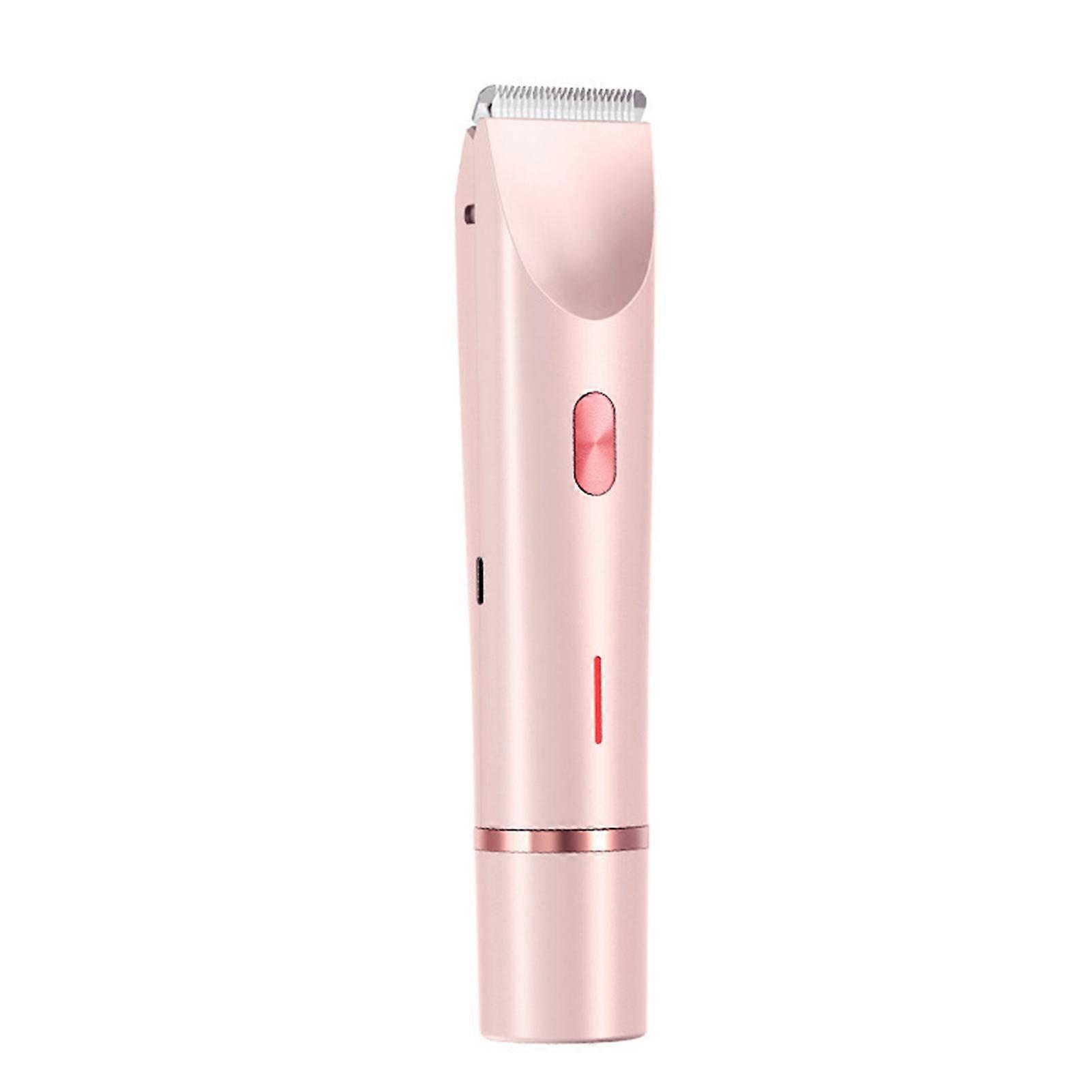 Bikini Epilator for Women Dual Head Precise Hair Trimmer for Private Areas Painless Trimming Machine