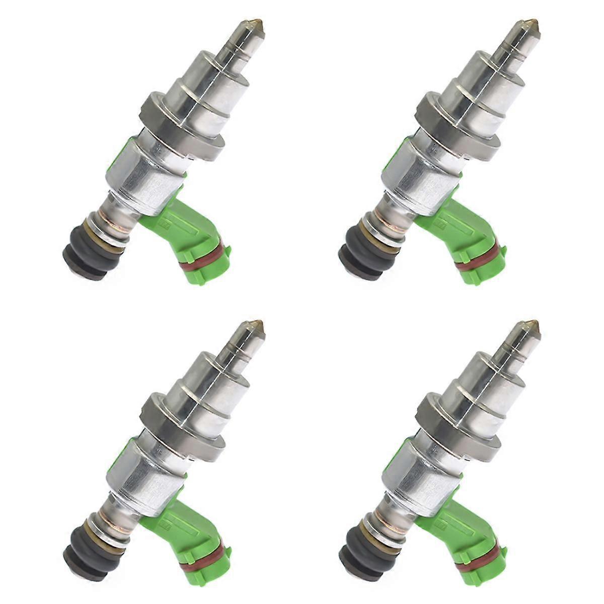 4 pezzi iniettore di carburante ugello 23250-28070 parti del motore del veicolo per auto per 2003-2008 -4 Avensis 2AZFSE 2.4L Argento