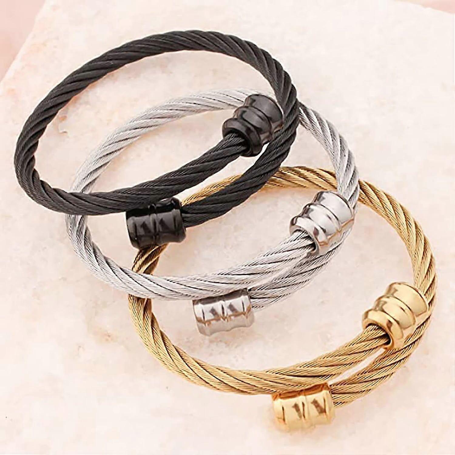 Lymph Drainage Magnetic Bracelets Crainoc Titaniumion Osimium Bangle Bracelet