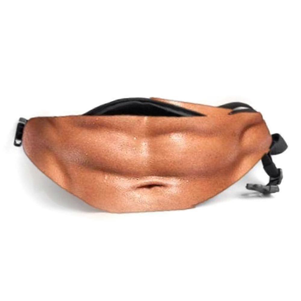 Dad Beer Belly Fun Bag Gift 3d Men's Beer Belly Waist Bag Christmas Birthday Party Halloween 7- Musc