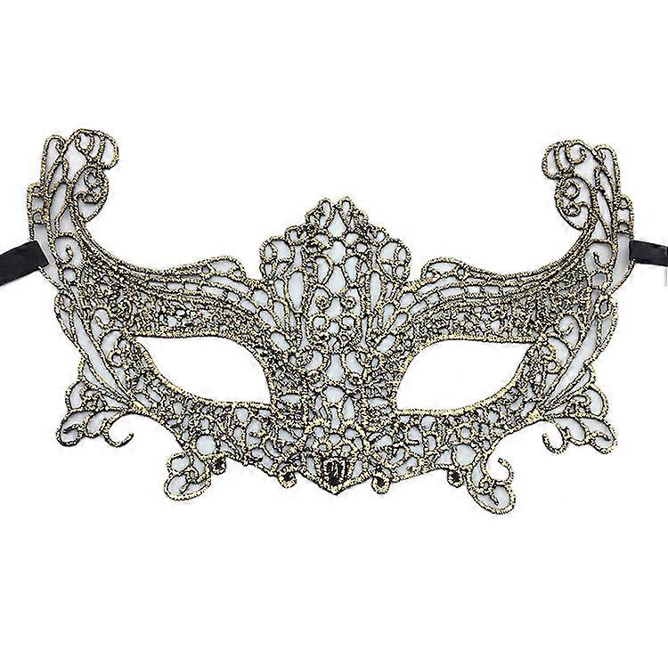 Halloween Golden Lace Mask