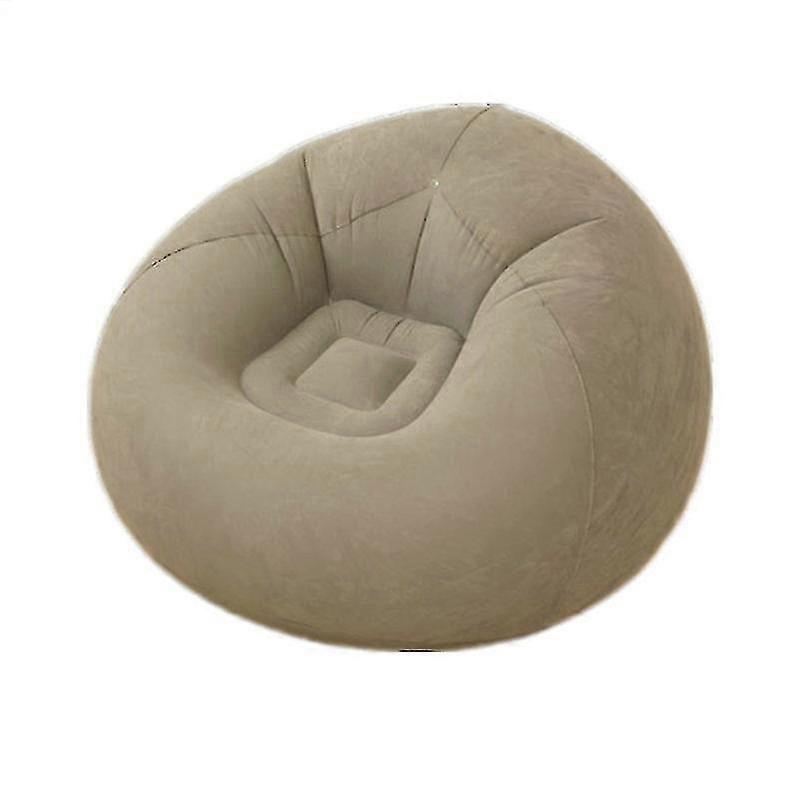 Outdoor Ultra Soft Inflatable Simple Spherical Sofa Chairbrown