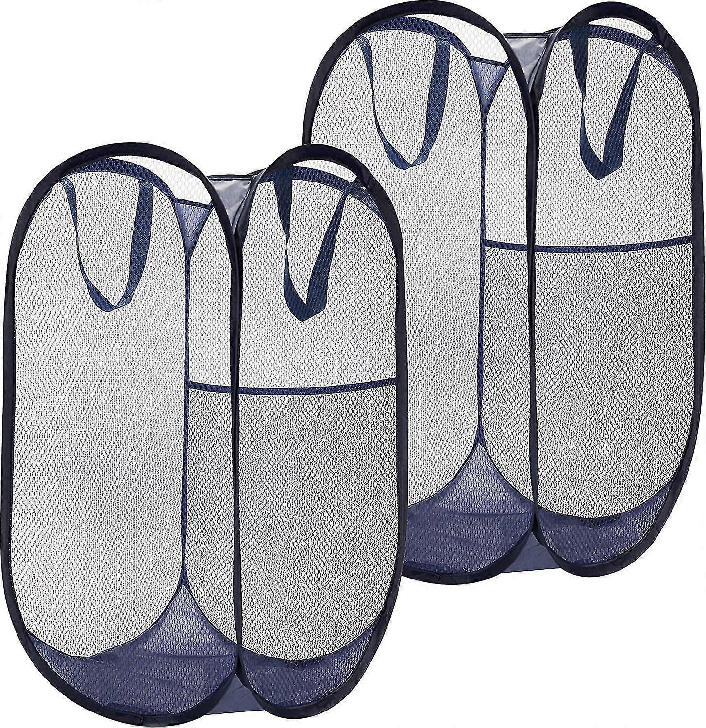 Yaju 2022 Reinforced Pop-up Mesh Laundry Basket With Durable Handle - Foldable Waterproof Travel Laundry Basket, Foldable Laundry Basket, For Dorm Ba