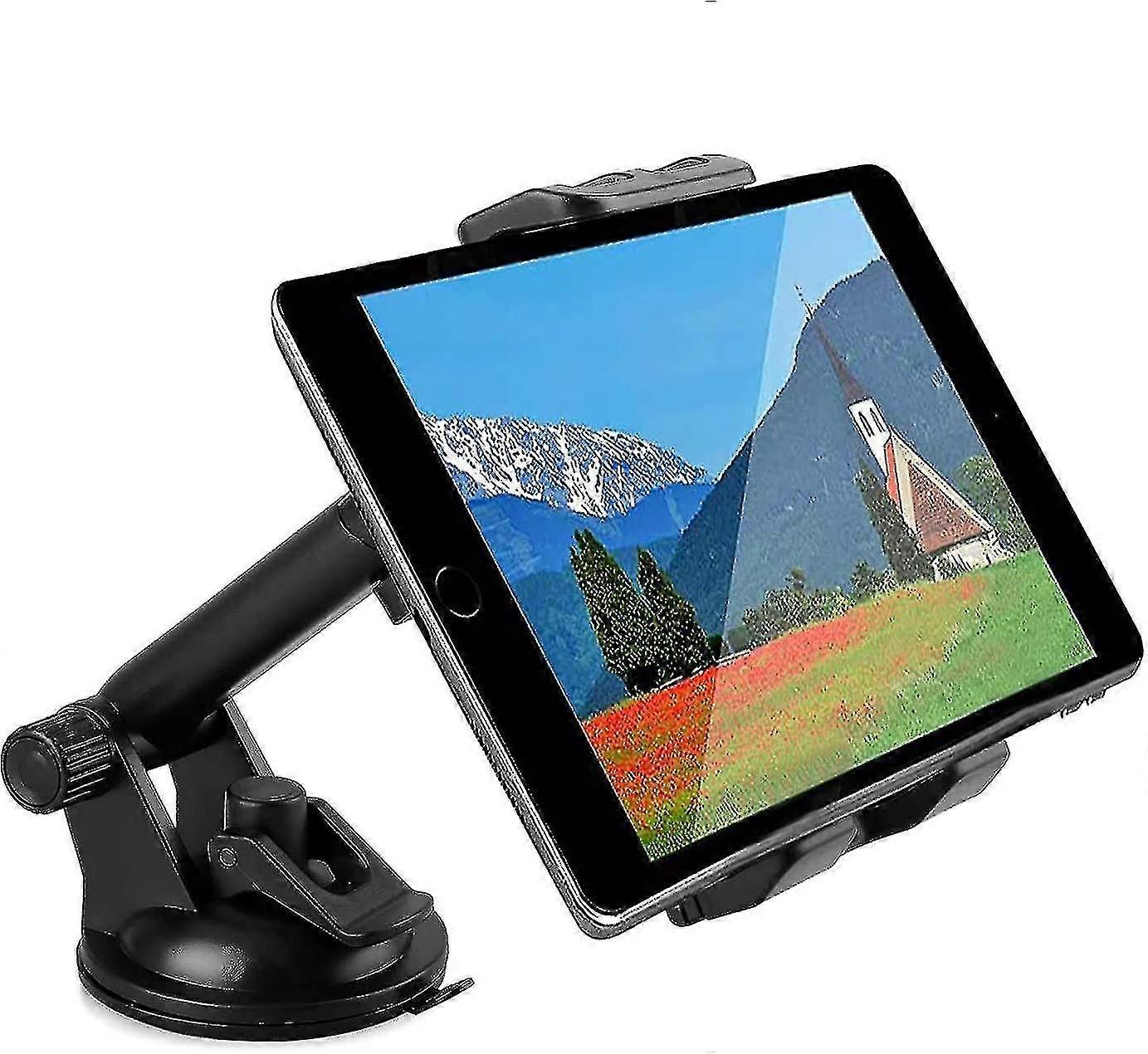 Car Tablet Mount Universal Dashboard Windshield Car Phone Holder 360 Swivel With Suction Cup