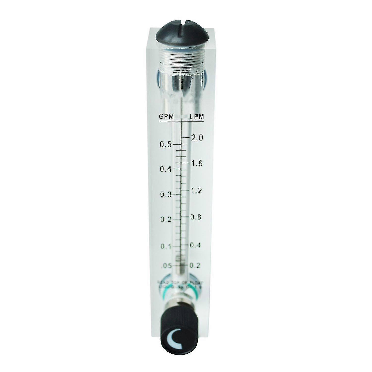 1/2" Pt Thread 0.05-0.5gpm 0.2-2lmp Water Liquid Flow Meter Flowmeter