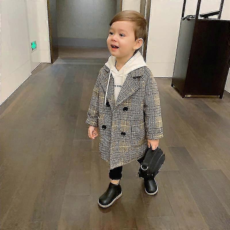 Children Wool Coat For, Autumn & Winter Overcoat