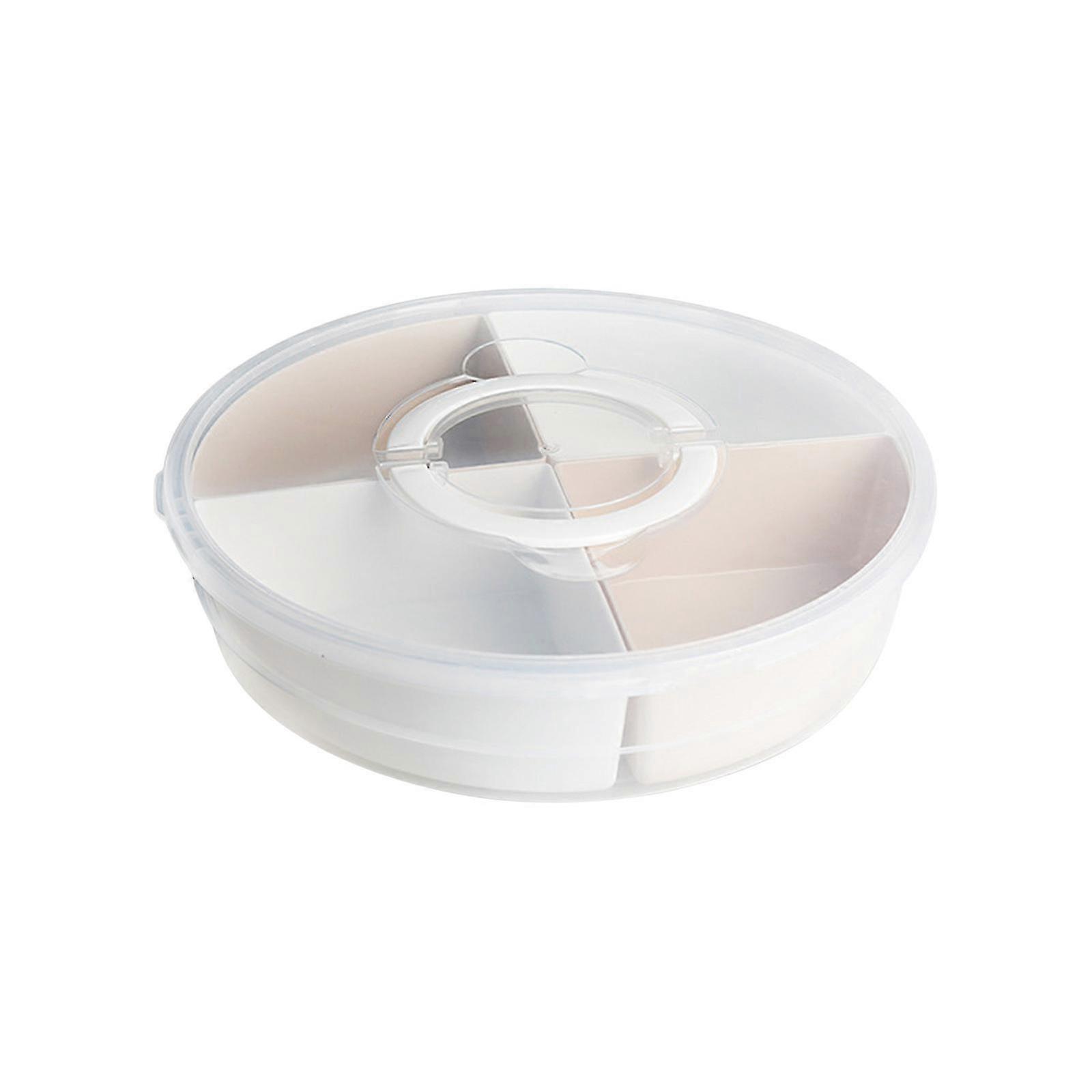 Creative Box Compartment With Lid Snack Box Plastic Box Fruit Plate