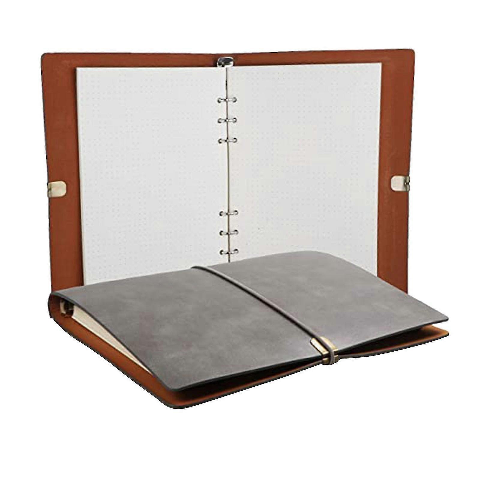 A5 Leather Binder Notebook Diary Notebook Diary Replaceable Paper