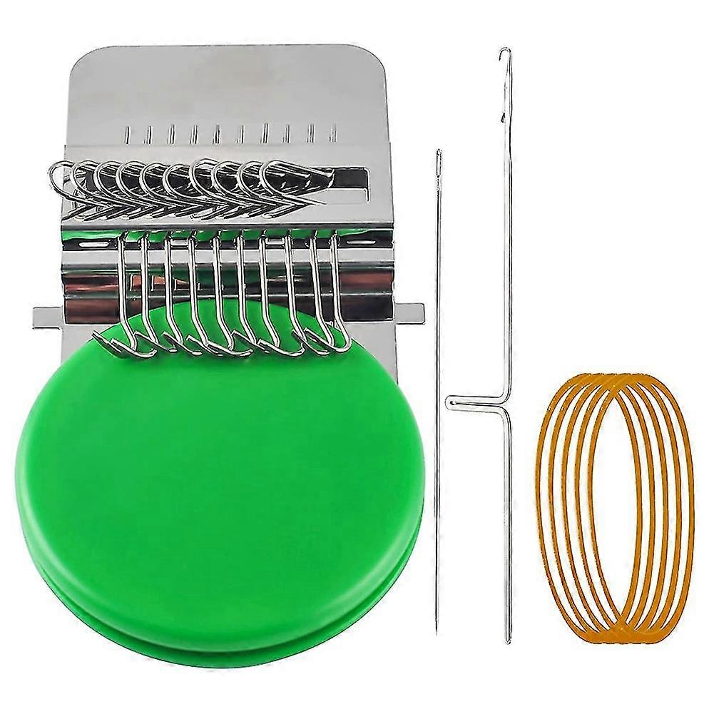 Darning Loom 10 Hooks Darning Mini Loom Machine For Quickly Repair Diy Beautiful Weaving Arts On Cl